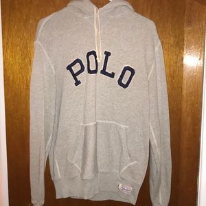 POLO - RALPH LAUREN GRAY HOODIE